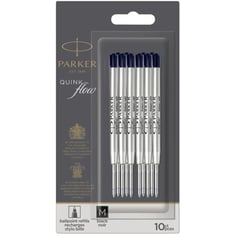 Стержень Parker QuinkFlow шариковый черный M (10 шт)