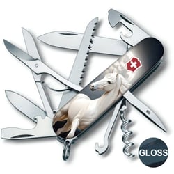 Швейцарський складаний ніж 91мм Victorinox HUNTSMAN ZODIAC Магічний кінь 1.3713.3.Z5280pk