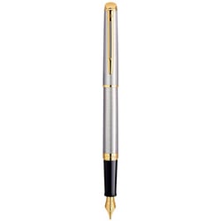 Набор ручек Waterman HEMISPHERE Stainless Steel GT FP+BP (перьевая + шариковая)