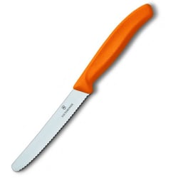 Ніж серейторний 11 см Victorinox SWISS CLASSIC Tomato&Sausage 6.7836.L119