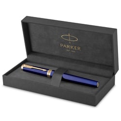 Ручка перьевая Parker INGENUITY Blue Lacquer GT FP F