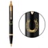 Ручка шариковая Parker IM DESIGN Black GT BP Подкова на счастье