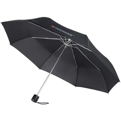 Парасолька механічна Wenger TRAVEL ACCESSORIES Black Wt611887