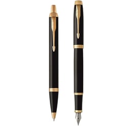 Набір Parker IM Black GT FP+BP (перова та кулькова ручка)