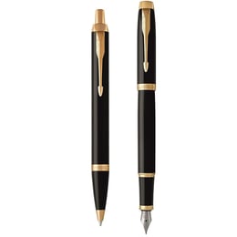 Набор Parker IM Black GT FP+BP (перьевая и шариковая ручка)