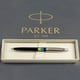 Ручка шариковая Parker JOTTER Originals UKRAINE Black CT BP Трезубец фигурный на фоне флага
