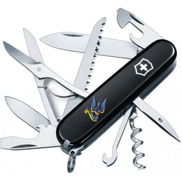 Швейцарський складаний ніж 91мм Victorinox HUNTSMAN UKRAINE 1.3713.3_T1220u