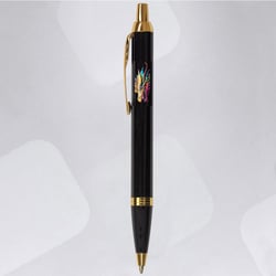 Ручка шариковая Parker IM ZODIAC Black GT BP Яркий Дракон