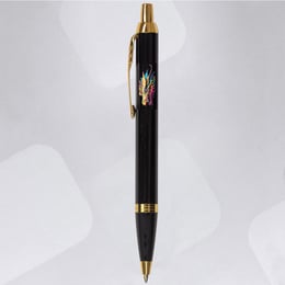 Ручка кулькова Parker IM ZODIAC Black GT BP Яскравий Дракон
