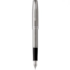 Ручка перьевая Parker SONNET Stainless Steel CT FP F