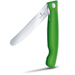 Ніж кухонний складаний 11 см (серейтор) Victorinox SWISS CLASSIC Paring 6.7836.F4B