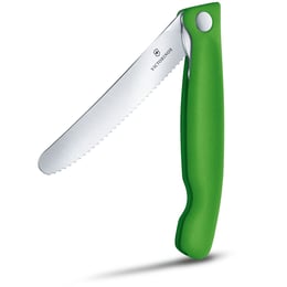 Нож кухонный складной 11 см (серрейтор) Victorinox SWISS CLASSIC Paring 6.7836.F4B