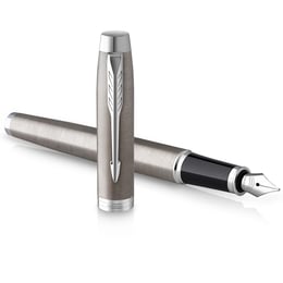 Подарочный набор Parker IM Stainless Steel CT FP+BP (ручка-перо + шариковая + чехол)