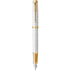 Ручка перова Parker IM Premium Pearl GT FP F