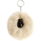 Брелок Kipling POMPOM MONKEY Silver Beige (02R)