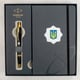 Набор: ручка шариковая Parker IM SPECIAL Black GT BP Эмблема МВД + блокнот Parker + подарочная коробка