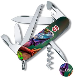 Швейцарський складаний ніж 91мм Victorinox CAMPER ANIMAL 1.3613.3.F1020pw