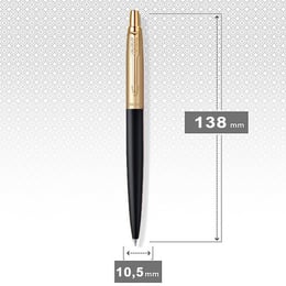 Ручка шариковая Parker JOTTER XL Matt Black & Gold GT BP