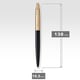Ручка кулькова Parker JOTTER XL Matt Black & Gold GT BP