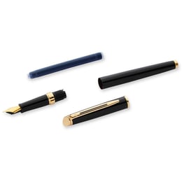 Ручка перова Waterman HEMISPHERE Black Lacquer GT FP F