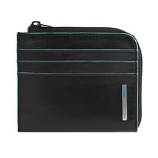 Картхолдер з монетницею Piquadro BLUE SQUARE (B2) Black PU3410B2_N