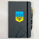 Набір: ручка кулькова Parker IM UKRAINE Black GT BP Тризуб синьо-жовтий + блокнот Parker + подарункова коробка