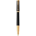 Ручка перова Parker INGENUITY Black Lacquer GT FP F