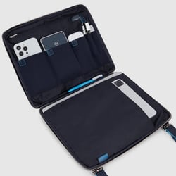 Папка-портфоліо з блокнотом A4 Piquadro BLUE SQUARE (B2) Navy Blue PB6264B2_BLU2