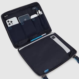 Папка-портфоліо з блокнотом A4 Piquadro BLUE SQUARE (B2) Navy Blue PB6264B2_BLU2