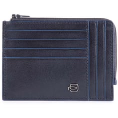 Картхолдер з монетницею Piquadro BLUE SQUARE (B2S) Blue PU1243B2SR_BLU