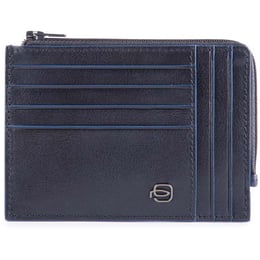 Картхолдер з монетницею Piquadro BLUE SQUARE (B2S) Blue PU1243B2SR_BLU