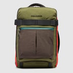 Дорожный рюкзак для ноутбука 17,3″ Piquadro ARNE (S125) Green-Orange CA6691S125_VEAR