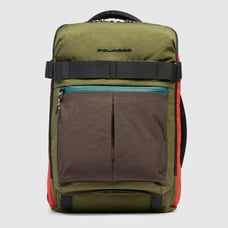 Дорожній рюкзак для ноутбука 17,3″ Piquadro ARNE (S125) Green-Orange CA6691S125_VEAR