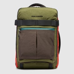 Дорожный рюкзак для ноутбука 17,3″ Piquadro ARNE (S125) Green-Orange CA6691S125_VEAR