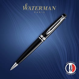 Набір Waterman EXPERT Black CT BP (кулькова ручка та чохол)