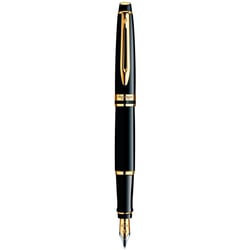 Ручка перова Waterman EXPERT Black GT FP F
