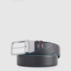 Ремінь двосторонній Piquadro BLUE SQUARE (B2) Black-Cognac CU2619B2_NMO