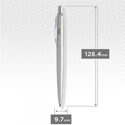 Ручка шариковая Parker JOTTER UKRAINE Stainless Steel CT BP Флаг сине-желтый на колпачке