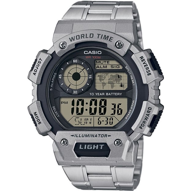 Часы 48 мм Casio STANDARD Digital AE-1400WHD-1AVEF