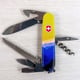 Швейцарський складаний ніж 91мм Victorinox CAMPER UKRAINE 1.3613.7.T3190pw