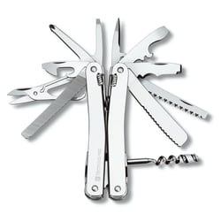 Мультитул Victorinox SWISSTOOL SPIRIT PLUS II 3.0239.L + коричневый кожаный чехол