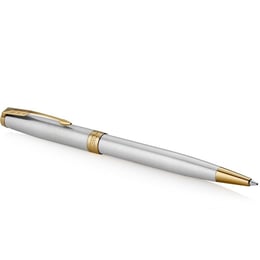 Подарочный набор Parker SONNET Stainless Steel GT FP+BP (перо + шариковая)