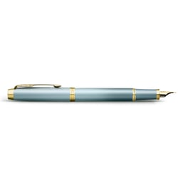 Ручка перьевая Parker IM Rituals Turquoise Green GT FP F + Пакет Parker Rituals
