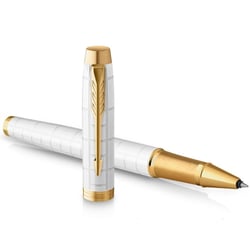 Ручка роллерная Parker IM Premium Pearl GT RB