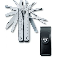 Мультитул Victorinox SWISSTOOL X 3.0327.L + чорний шкіряний чохол