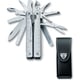 Мультитул Victorinox SWISSTOOL X 3.0327.L + чорний шкіряний чохол
