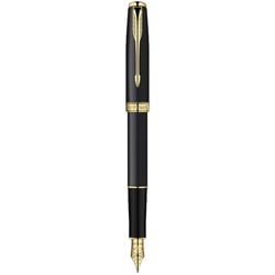 Ручка перьевая Parker SONNET Matte Black GT FP F