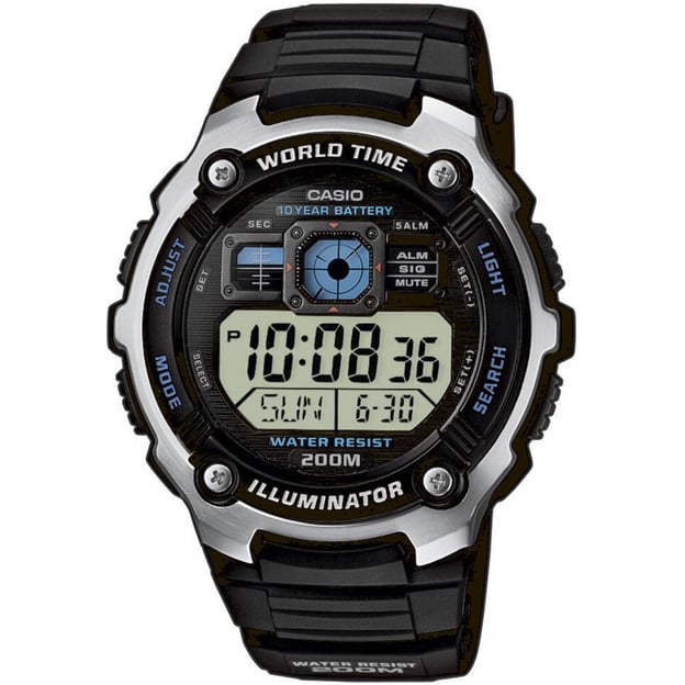 Часы 47,7 мм Casio STANDARD Digital AE-2000W-1AVEF