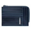 Картхолдер з монетницею Piquadro BLUE SQUARE (B2) Navy Blue PU1243B2R_BLU2