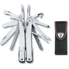 Мультитул Victorinox SWISSTOOL SPIRIT X 3.0224.N + чорний нейлоновий чохол
